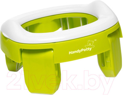 Дорожный горшок Roxy-Kids HandyPotty дорожный / HP-250GR (лайм)