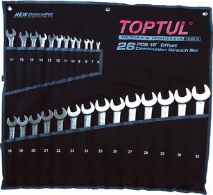 Набор ключей Toptul GPAB2602 (26 предметов)