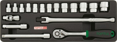 Универсальный набор инструментов Toptul GCAT1808 (18 предметов)