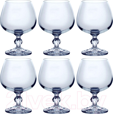 Набор бокалов Bohemia Crystal Claudia 40149/250 (6шт)