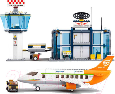 Конструктор Sluban Международный аэропорт / M38-B0367 (678эл)