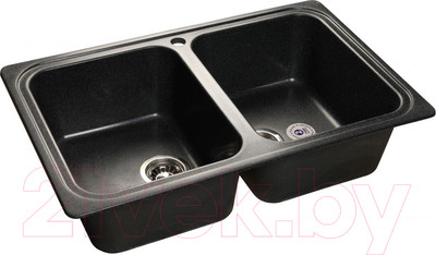 Мойка кухонная GranFest Standart GF-S780K (черный)