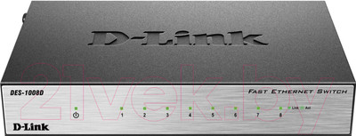 Коммутатор D-Link DES-1008D