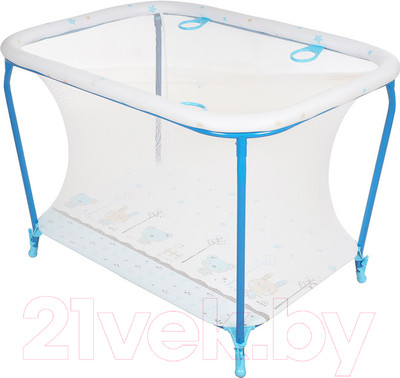 Игровой манеж GLOBEX Классик (голубой)