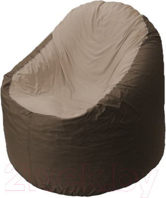 Бескаркасное кресло Flagman Bravo B1.1-28 (темно-бежевый/коричневый)