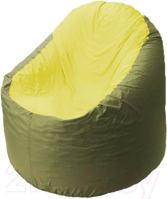 Бескаркасное кресло Flagman Bravo B1.1-29 (желтый/оливковый)