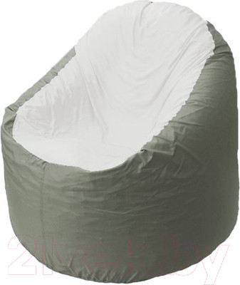 Бескаркасное кресло Flagman Bravo B1.1-32 (белый/серый)