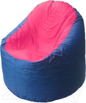 Бескаркасное кресло Flagman Bravo B1.1-34 (фуксия/синий)