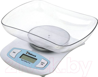 Кухонные весы Sakura SA-6052S (серебристый)