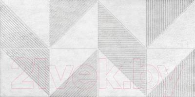 Декоративная плитка Beryoza Ceramica Скарлет 2 светло-серый (600x300)