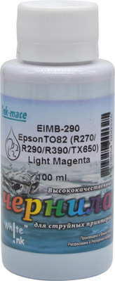 Контейнер с чернилами White Ink Т082 Claria Light Мagenta (100мл)