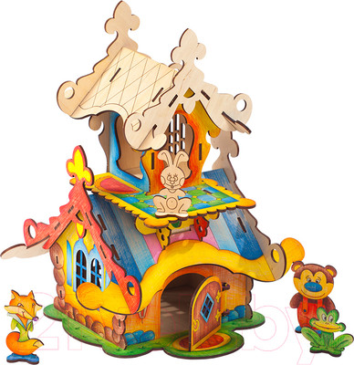 Кукольный домик Woody Терем-Теремок / 00150