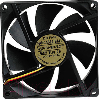 Вентилятор для корпуса Gembird Fancase2/Ball