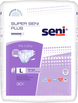 Подгузники для взрослых Seni Super Plus Large (30шт)