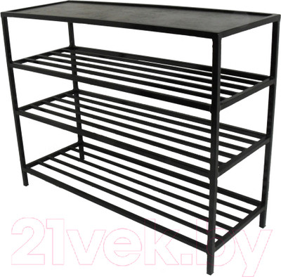 Полка для обуви Dudo ПО-2 (черный)
