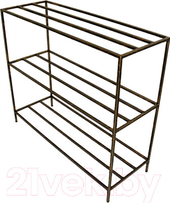 Полка для обуви Dudo ПО-3 (черный)