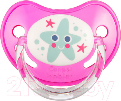 Пустышка Canpol Природа силиконовая анатомическая 6-18мес / 22/507 (розовый)