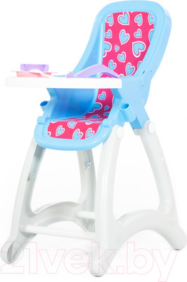 Аксессуар для куклы Полесье Стульчик Беби №2 / 48011 (голубой)
