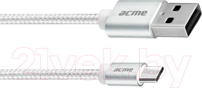 Кабель Acme CB2011S (1м, серебристый)