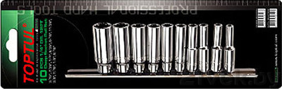 Набор головок слесарных Toptul GBAR1001
