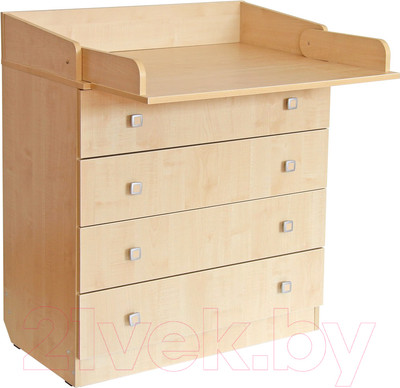 Комод пеленальный Polini Kids Simple 1580 (натуральный)