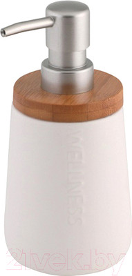 Дозатор для жидкого мыла Axentia Wellness 128212 (керамика/бамбук)