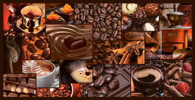 Панель ПВХ Grace Мозаика Аромат кофе (955x480x3.5мм)