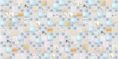 Панель ПВХ Grace Мозаика Лагуна песчаная (955x480x3.5мм)