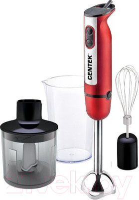 Блендер погружной Centek CT-1319 (красный)