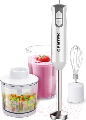 Блендер погружной Centek CT-1336 (белый/серый)
