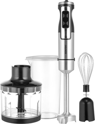 Блендер погружной Centek CT-1338 (черный/сталь)