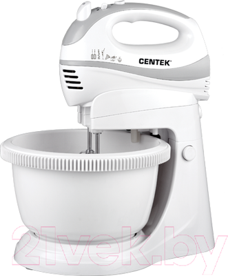 Миксер стационарный съемный Centek CT-1106 (белый/серый)