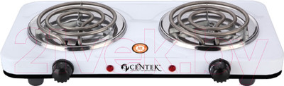 Электрическая настольная плита Centek CT-1509 (белый)