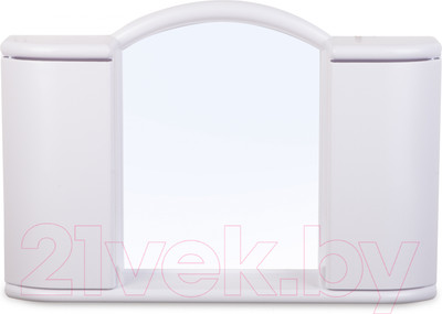 Шкаф с зеркалом для ванной Berossi Арго 7-20с АС 11901000 (снежно-белый)