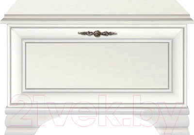 Тумба в прихожую Black Red White Kentaki S320-SFK1B (белый/белый)