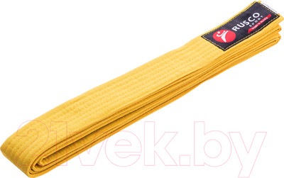 Пояс для кимоно RuscoSport 260см (желтый)