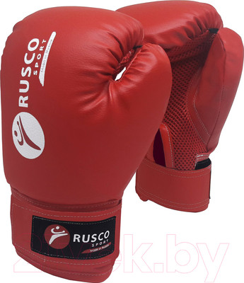 Боксерские перчатки RuscoSport 8oz (красный)
