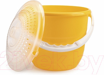 Ведро Berossi Practic Lux ИК 15134000 (желтый)