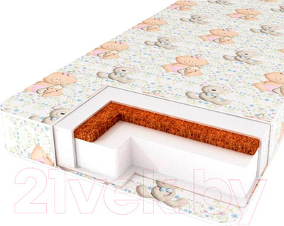 Матрас в кроватку Сонная сказка Садко (бязь)