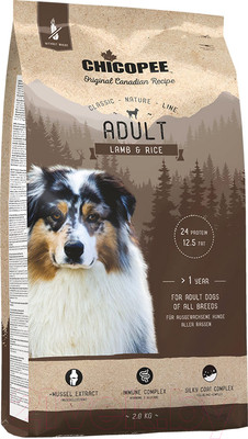 Сухой корм для собак Chicopee CNL Adult Lamb & Rice (2кг)