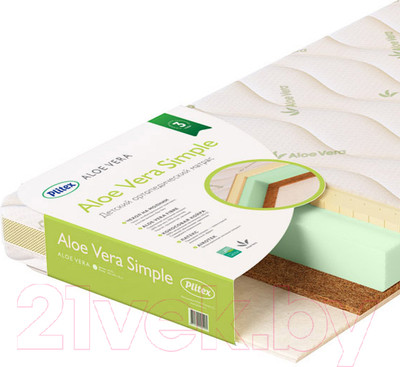 Матрас в кроватку Plitex Aloe Vera Simple АВ-05/1