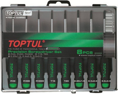 Набор отверток Toptul GAAW0803 (8 предметов)
