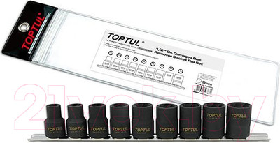 Набор головок слесарных Toptul GAAG0903 (9 предметов)