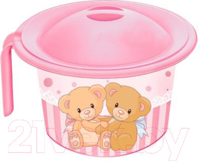 Детский горшок Эльфпласт Кроха 392 (розовый)