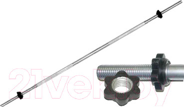 Гриф для штанги MB Barbell Замок-гайка Кетлера 1250мм d 30мм