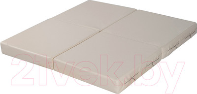 Гимнастический мат KMS sport Складной №11 1x1x0.1м (бежевый)