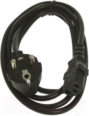 Адаптер Cablexpert PC-186 Schuko-C13 (1.8м, черный)