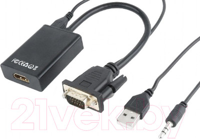 Конвертер цифровой Cablexpert A-VGA-HDMI-01