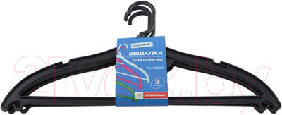 Набор пластиковых вешалок-плечиков Полимербыт 322-32200 (3шт)