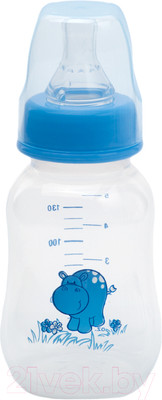 Бутылочка для кормления Sun Delight Выпуклая / 31157 (130мл, синий)